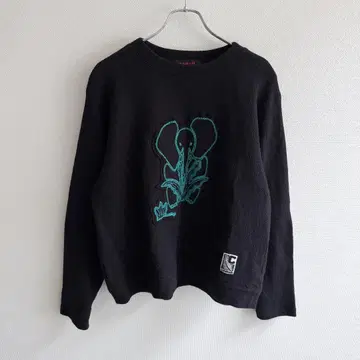 완판템 CABaN 울코튼 더블 페이스 맨투맨 코끼리 S 트레이닝복