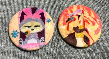 주토피아 2 블라인드 복슬복슬 캔 배지 피닉 가젤