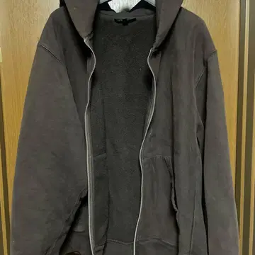 SEASON 1 다크 그레이 플리스 후드티