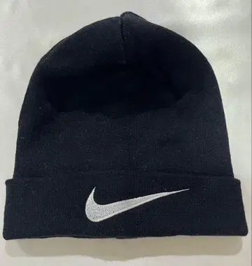 나이키 블랙 니트 모자 비니
