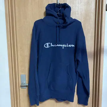 Champion 리버스 위브 후드티 XL 네이비