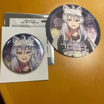 컬러풀 피치 토부 동물공원 캔뱃지 코스터 도누쿠