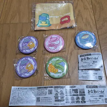 오분구토잇쇼 아소토코레쿠쇼난다스 2 C상 캔뱃지와 B상 파우치 세트