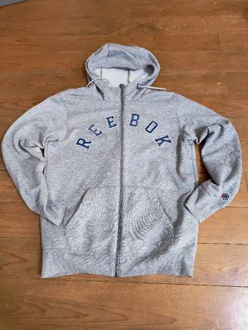Reebok 그레이 집업 후드티