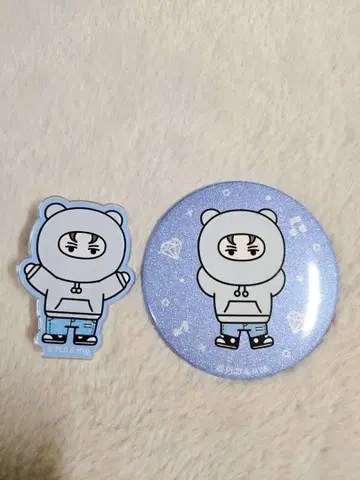 MINITEEN CAFE 캔뱃지 아크릴 클립 NONVER 버논