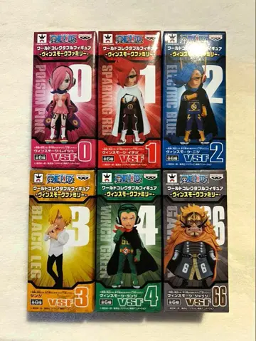 [미개봉] 원피스 WCF 빈스모크 패밀리 제르마 66 전 6품