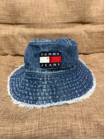 TOMMY JEANS 데님 버킷 햇