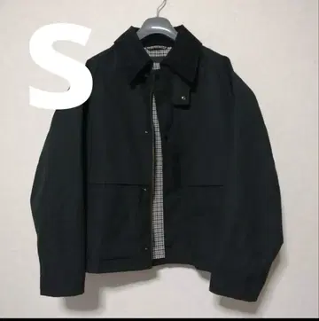 새상품급 유니클로 유틸리티 숏 블루종 블랙 S