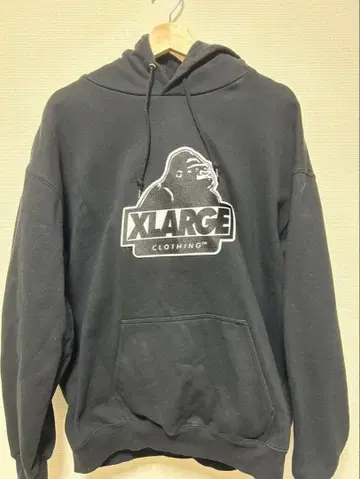 XLARGE 블랙 후드티 L 사이즈