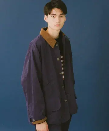 WHIMSIC Kastane 필드 자켓 네이비 사이즈 F