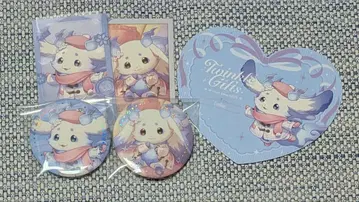 니지산지 윈터 데이트 룬룬 캔뱃지 폴라로이드풍 카드 1