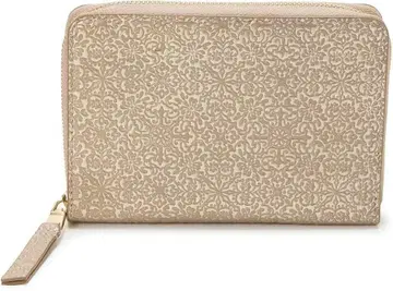 탑카피 오리지널 엠보싱 가죽 라운드 지갑