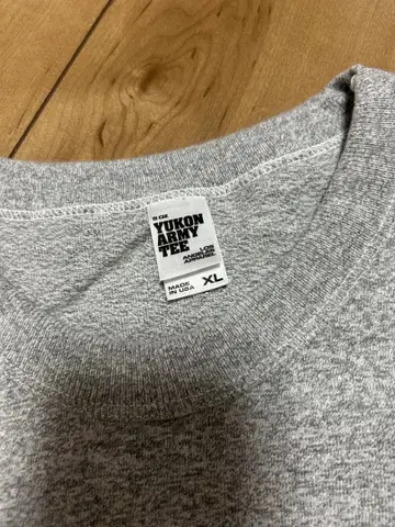 거의 미사용품 8온스 로스앤젤레스 어패럴 YUKON ARMY TEE XL