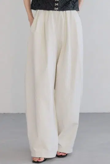 LOWRYS FARM [ yuw ] 이지 와이드 팬츠