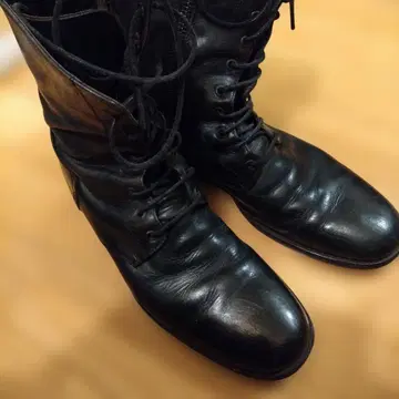 BUTTERO 부테로 레이스업 가죽 부츠 27cm