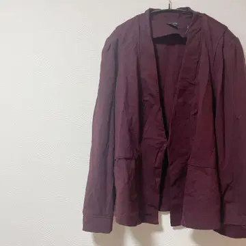 새상품급 city chic 버건디 테일러드 자켓 [ XXL ]