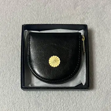 [ 즉시 구매 가능 ] 황궁 블랙 말발굽형 코인 케이스 지갑 블랙
