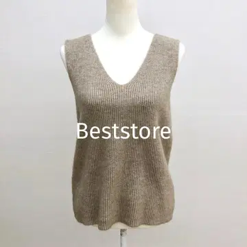 Beststore 베스트 스토어 V넥 니트 슬리브리스
