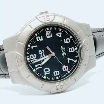 [정품 작동품] Citizen Titanium 아날로그 손목시계
