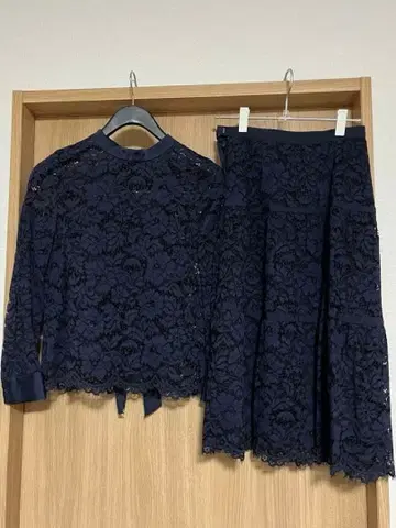 [ 아나이 ] 네이비 레이스 셋업