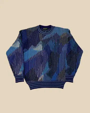 90s J's Jumbo Aiming 니트 올 패턴