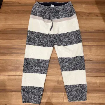 [ HOMME ] 젤라피케 파우더 멜란지 보더 롱 팬츠