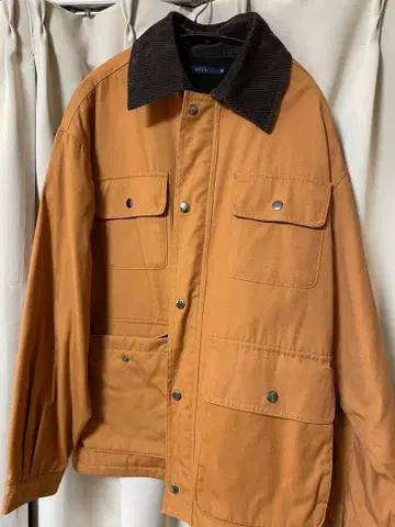 CPCM 코듀로이 옷깃 브라운 자켓 M