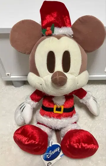 미키마우스 산타 봉제 인형 디즈니