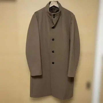 PLST 브라운 체스터 코트 L