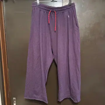 챔피언 퍼플 7부 스웨트 팬츠 L 사이즈 90s 00s