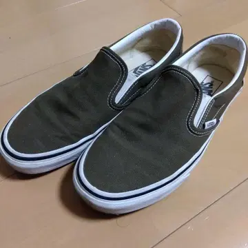 VANS 올리브 슬립온 27.5cm