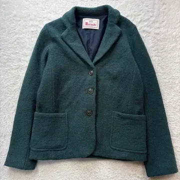 maomade 마오메이드 압축 울 자켓 코트 그린