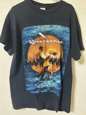 T셔츠 블랙 M 90's [ 리버댄스 더 쇼 ] T셔츠