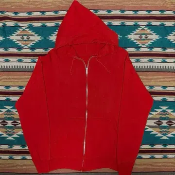 60s 지퍼 후드티 TALON 지퍼 선 페이드 빈티지 빅 사이즈