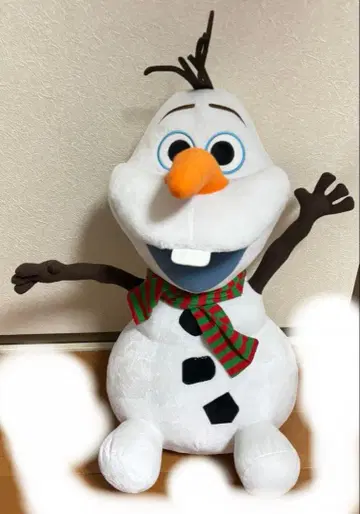 올라프 큰 봉제 인형 크리스마스 버전 스카프 포함