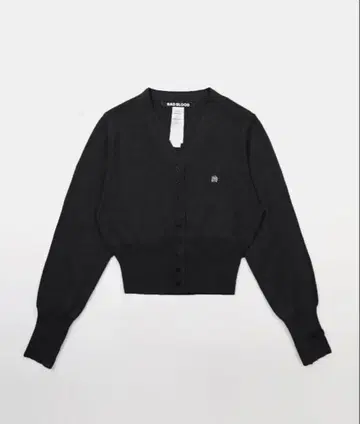 BADBLOOD 배드블러드 크롭 가디건 블랙 S 새상품급