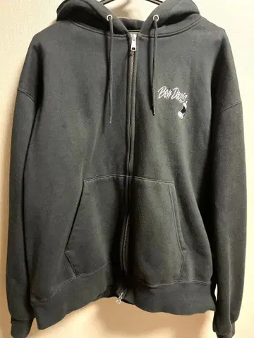 BEN DAVIS 블랙 후드티 L 사이즈