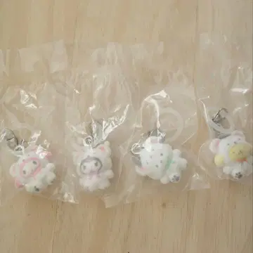 푹신푹신 스노우 메지루시 액세서리 산리오 4점 세트