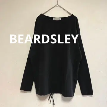 BEARDSLEY 심플 돌먼 니트 보트넥 블랙 F 새상품급