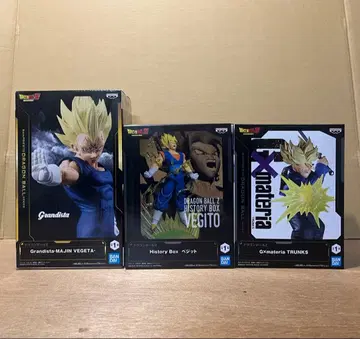 [ 3개 세트 ] 드래곤볼 피규어 마인 베지터, 베지트, 트렁크