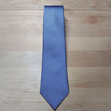 NEWYORKER 네이비 체크 무늬 넥타이