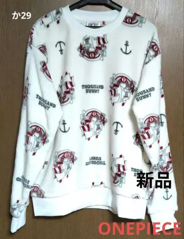 [ ONEPIECE ] 남성용 M 사이즈 속기모 플리스 상의