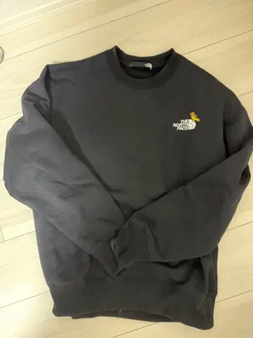 THE NORTH FACE 블랙 크루넥 맨투맨 M