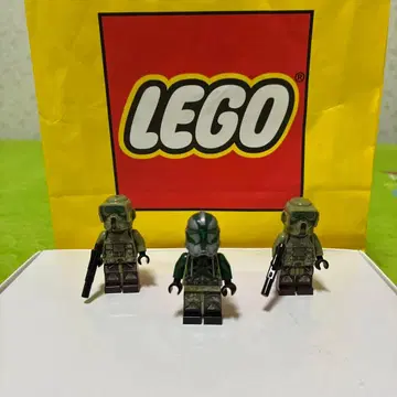 레고 스타 워즈 정품 코만더 그리 클론 트루퍼 3체 세트