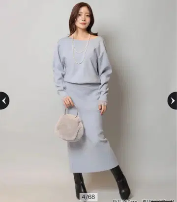 레이스 레이어드 전후 2WAY 니트 업 새상품 인기 아르페쥬 스토리