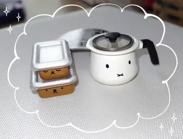 2개 세트 미피 법랑 미니 컬렉션 가챠 미니어처