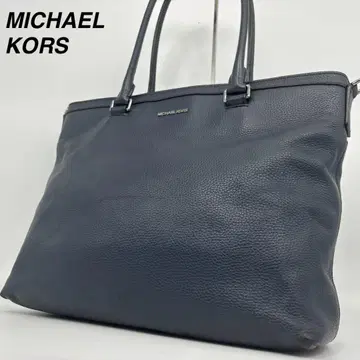 [ 컨디션 최상 ] MICHAEL KORS 토트백 가죽 네이비 대용량