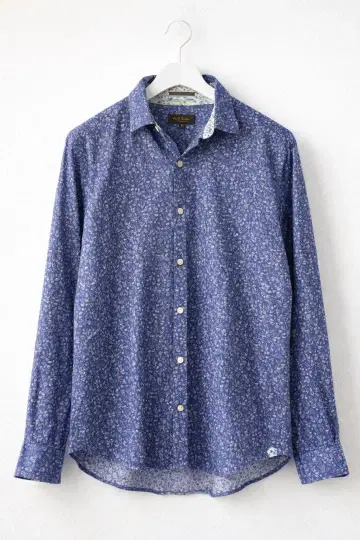 폴스미스 Paul Smith 꽃무늬 긴팔 셔츠 M 면 100% 일본제