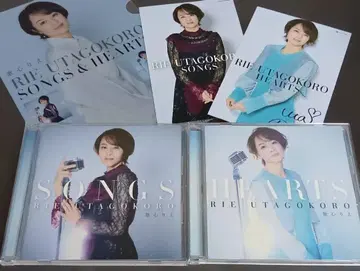 우타고코로 리에 SONGS HEARTS CD 2장 카드 클리어 파일 포함