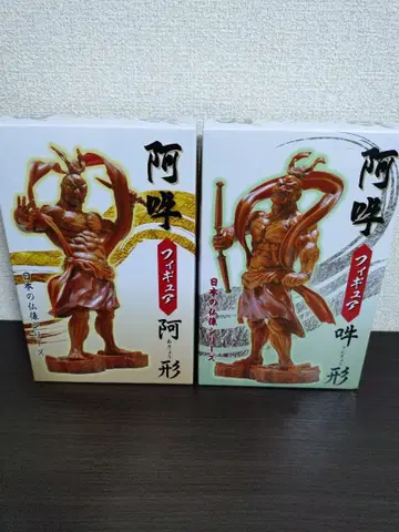 아운 피규어 2체 세트 일본의 불상 시리즈